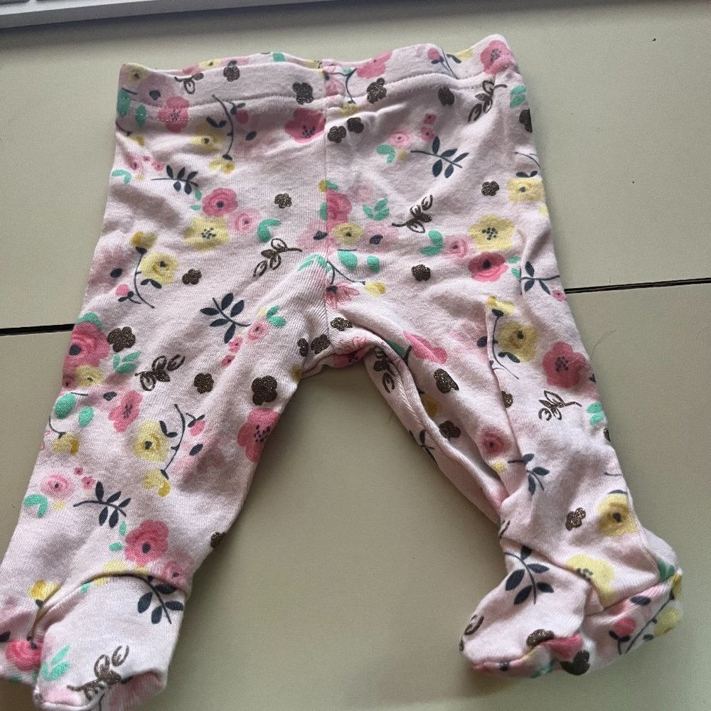 baby footed pants